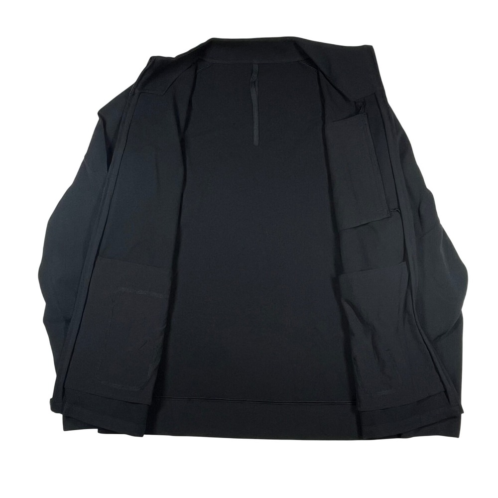 Lululemon Full Zip Jacket Mens XL Black Sojourn Technical Activewear Coat - Picture 4 of 10